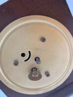 Vintage German Mantel Clock Wooden Case Roman Numerals Desk Shelf Clock Made in Germany - Image 5