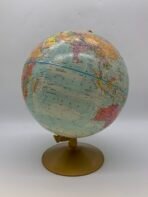 World Globe Gold Base Desktop Globe Retro Geographic Atlas Decor - Image 3