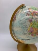 World Globe Gold Base Desktop Globe Retro Geographic Atlas Decor - Image 4