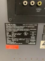 Craig CG8245 Karaoke System 7” TV CDG Cassette AM/FM Radio Tested Working - Image 7