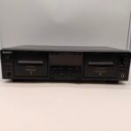 Sony TC-WE475 Dual Cassette Deck Tested Working Dolby B C HX Pro Auto Rev