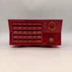 Vintage 1950s Admiral Tube Radio Red Model 40Y103-36 Canada