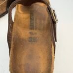 Birkenstock Gizeh Leather Sandals Brown EU 40 Made In Germany - Image 6