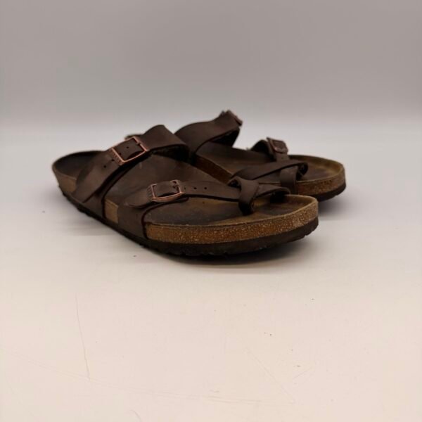 Birkenstock Gizeh Brown Oiled Leather Sandals EU 41 US 8 Men 10 Women