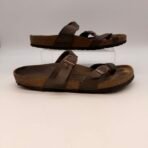 Birkenstock Gizeh Brown Oiled Leather Sandals EU 41 US 8 Men 10 Women - Image 2