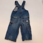 Baby Gap 1969 Denim Overalls 18-24 Months Distressed Jean Bib Romper Toddler - Image 2