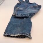 Baby Gap 1969 Denim Overalls 18-24 Months Distressed Jean Bib Romper Toddler - Image 5