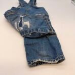 Baby Gap 1969 Denim Overalls 18-24 Months Distressed Jean Bib Romper Toddler - Image 6