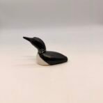 Hand Carved Wooden Loon Bird Decoy Signed R Campbell Wood Art Folk Sculpture