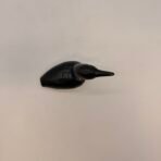 Hand Carved Wooden Loon Bird Decoy Signed R Campbell Wood Art Folk Sculpture - Image 6