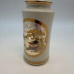 Vintage Dynasty Gallery Chokin Art Vase Japanese Gold Silver Landscape Japan - Image 6