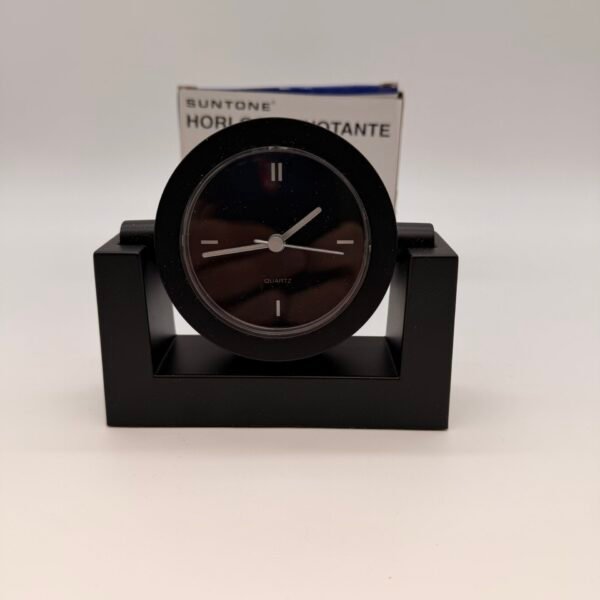 Suntone CC208 Swivel Desk Clock Quartz Analog Pivot Table Clock w/ Box