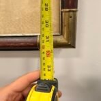 Large Chinese Silk Scroll Landscape Painting 110” Framed Asian Wall Art Signed Seal - Image 7