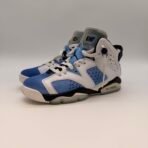 Nike Air Jordan 6 Retro UNC 384665-410 Youth Size 4.5Y University Blue Sneakers