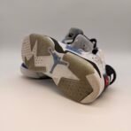 Nike Air Jordan 6 Retro UNC 384665-410 Youth Size 4.5Y University Blue Sneakers - Image 2