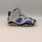 Nike Air Jordan 6 Retro UNC 384665-410 Youth Size 4.5Y University Blue Sneakers - Image 4