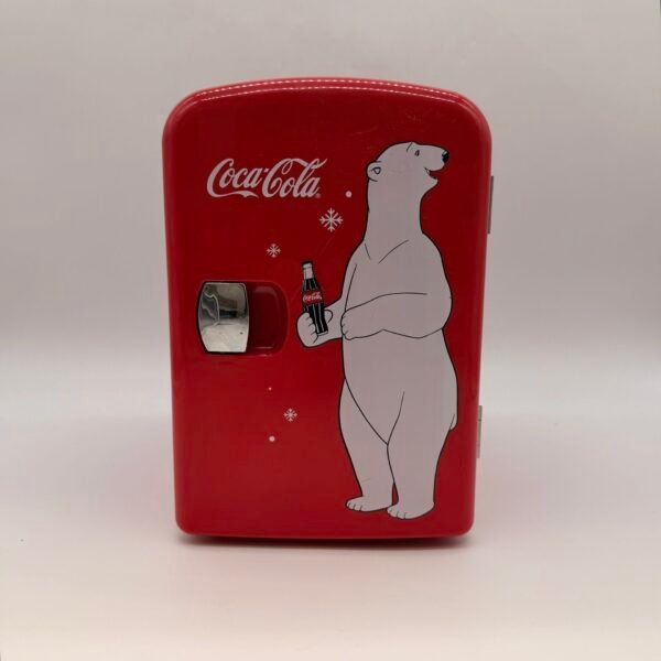 Coca-Cola Mini Fridge Cooler Warmer KWC-4 Koolatron Polar Bear AC/DC Red