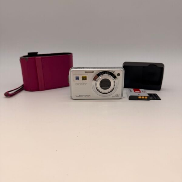 Sony Cyber-shot DSC-W210 12.1MP Camera Bundle Charger Battery 2GB Card