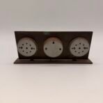 Vintage German Weather Station Barometer Hygrometer Thermometer Wood - Image 5