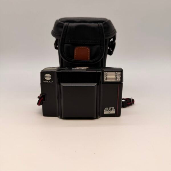 Vintage Minolta AF-S V 35mm Film Camera f/2.8 Lens Auto Focus Japan