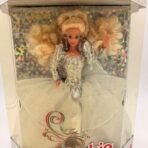 1992 Happy Holidays Cristalline Barbie Special Edition Mattel #1429 NIB - Image 9