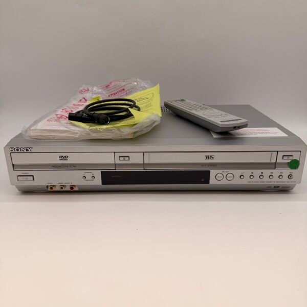 Sony SLV-D271P DVD VHS Combo Player Recorder Hi-Fi Stereo w Remote Manuals
