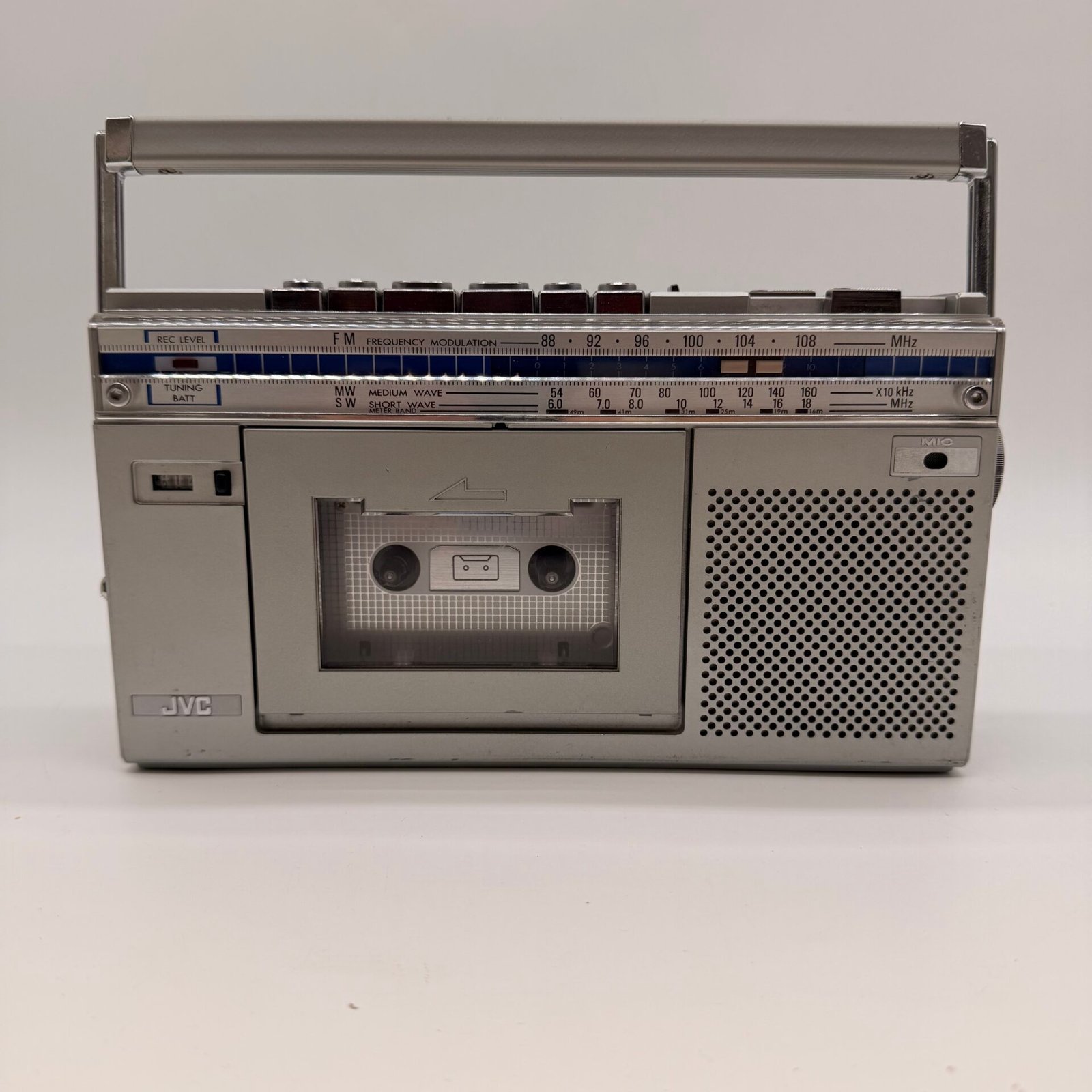 IMG_8280 Vintage JVC RC-S1JW Radio Cassette Recorder FM MW SW Boombox Great Condition - Image 1