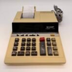 Vintage Sharp Compet CS-2612 Printing Calculator Made in Japan Tested