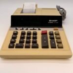 Vintage Sharp Compet CS-2612 Printing Calculator Made in Japan Tested - Image 2