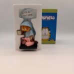Rare Garfield “I’ll Rise But I Won’t Shine” Bobbin Thought Figurine 2004 w Box