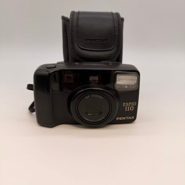 Pentax Espio 110 35mm Film Camera AF Zoom 38-110mm w Case Tested Working