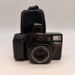 Nikon Tele Touch 35mm Film Camera Macro 38/65mm Tested Working w/ Case