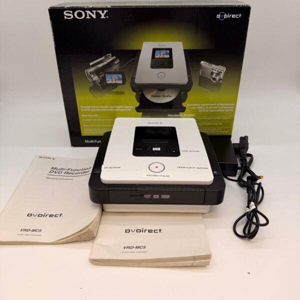 Sony DVDirect VRD-MC5 DVD Recorder Video Transfer Device Complete w/ Box
