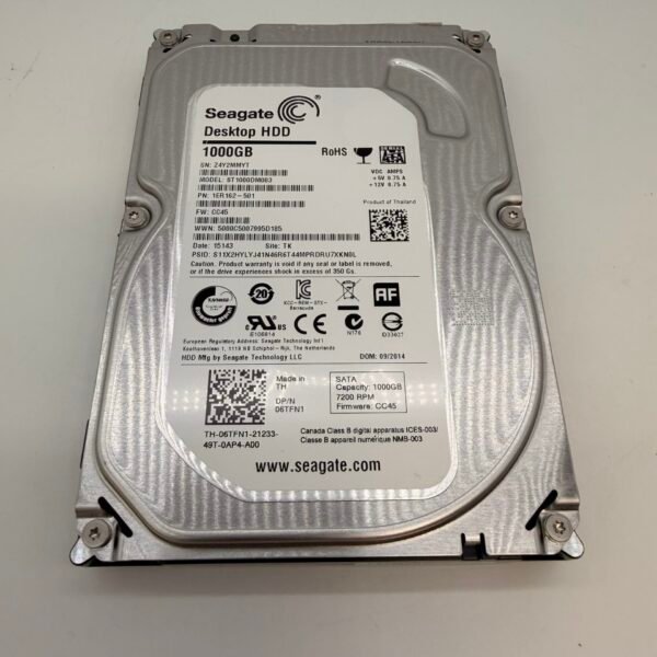 Seagate ST1000DM003 1TB SATA 3.5” Desktop HDD 7200RPM Hard Drive