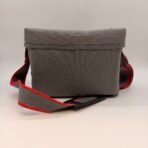 IMAGE Camera Shoulder Bag Gray Red Padded Carry Case Adjustable Strap - Image 3