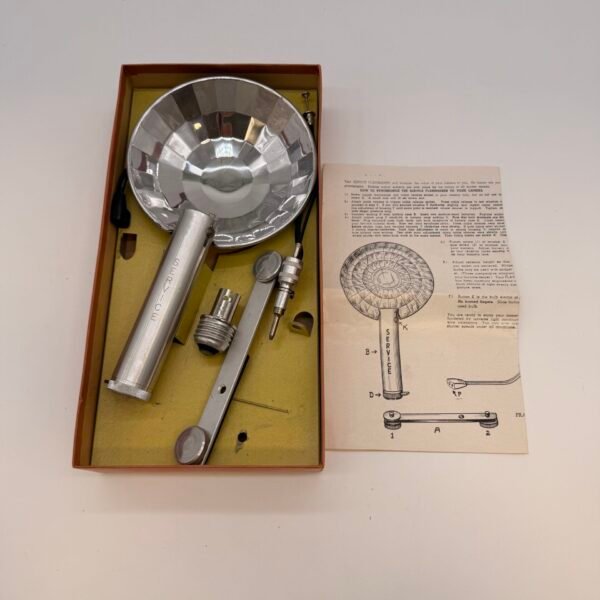 Vintage SERVICE Camera Flash Reflector Kit w/ Box Untested