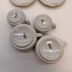 Vintage IONIA Hellas Greece Espresso Cups Gold Demitasse Set 4 Porcelain - Image 5