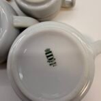 Vintage IONIA Hellas Greece Espresso Cups Gold Demitasse Set 4 Porcelain - Image 6