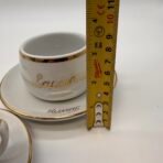 Vintage IONIA Hellas Greece Espresso Cups Gold Demitasse Set 4 Porcelain - Image 7