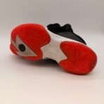 Nike Jordan Basketball Shoes Black Red Size 7Y Youth Mid Top - Image 5