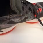 Nike Jordan Basketball Shoes Black Red Size 7Y Youth Mid Top - Image 6