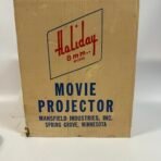 Vintage Mansfield Holiday 8mm Movie Projector Model 501 M-1000 w/ Box & Reels - Image 9