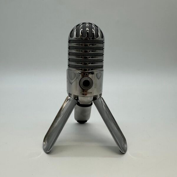 Samson Meteor Mic USB Studio Condenser Microphone Chrome w/ Tripod Stand