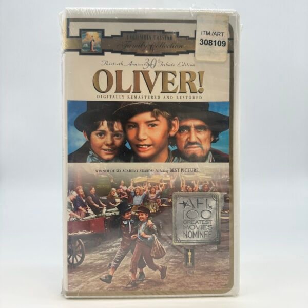 Oliver! VHS 30th Anniversary Tribute Edition Columbia Tristar NEW Sealed 308109