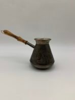 Vintage Russian Copper Turkish Coffee Pot Pyatigorsk Cezve Engraved Coffee Maker