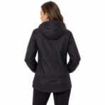 McKINLEY Aquamax Women’s Waterproof Hooded Rain Jacket Black 2XL Lightweight - Image 2
