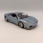 Ferrari 360 Modena 1999 1:18 Bburago Diecast Silver Italy - Image 8