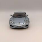 Ferrari 360 Modena 1999 1:18 Bburago Diecast Silver Italy - Image 2