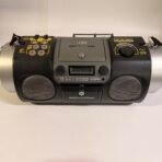 JVC RV-DP100BK Boombox CD Radio Drum Pads Woofer WORKS! Cassette Not Working - Image 2