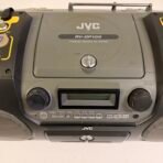 JVC RV-DP100BK Boombox CD Radio Drum Pads Woofer WORKS! Cassette Not Working - Image 6